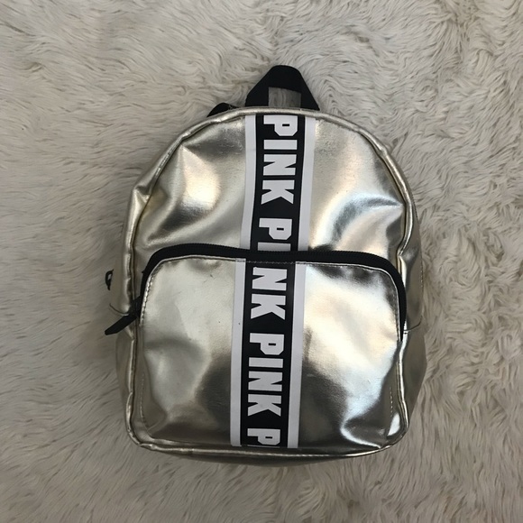 Victoria’s Secret PINK Mini Metallic Backpack - Picture 2 of 9